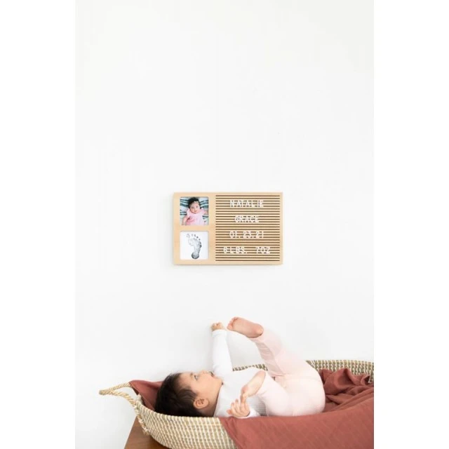 Pearhead Picture Frame, Ink Print and Lettering - Letterboard