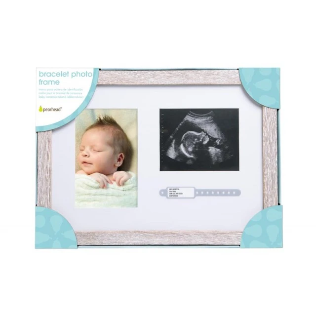 Pearhead Photo frame, photo video frame and bracelet - Rustic