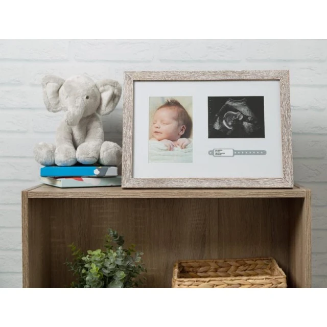 Pearhead Photo frame, photo video frame and bracelet - Rustic