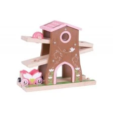 Дървена игра с релси - Къща на дървото