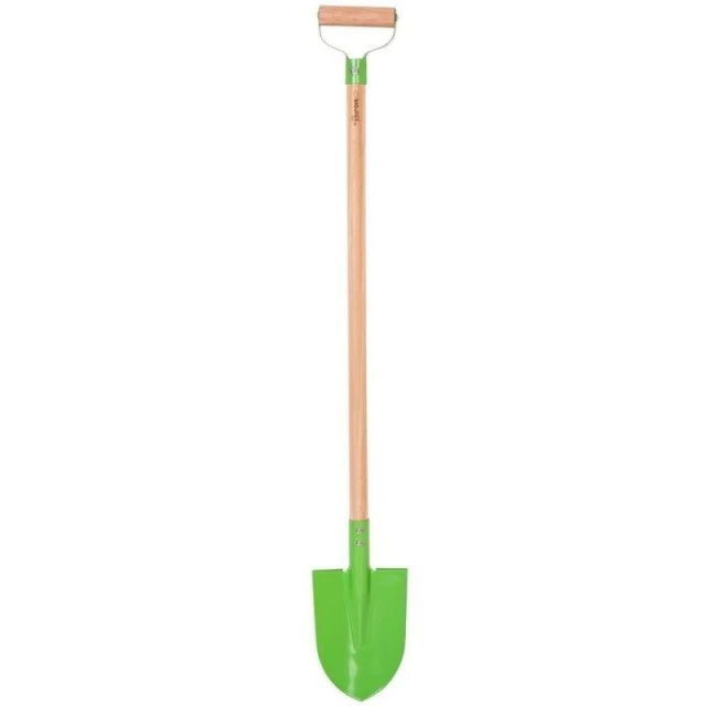 Children’s garden shovel with a long handle - Green