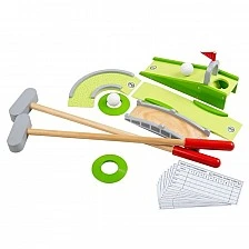Children's wooden game - Stick golf