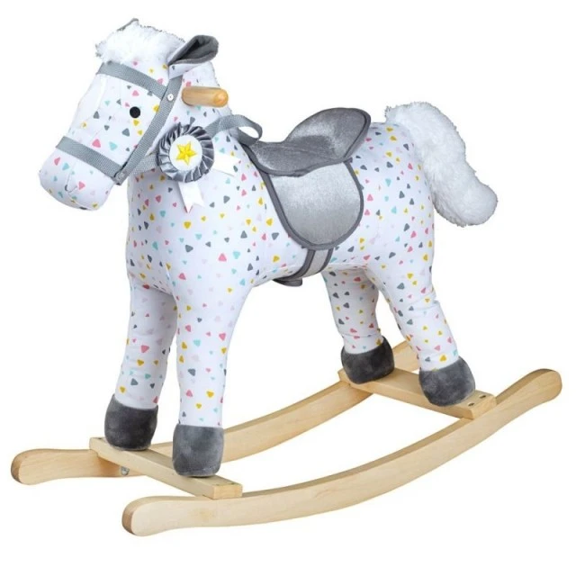 Textile horse for riding with pattern - Cradle
