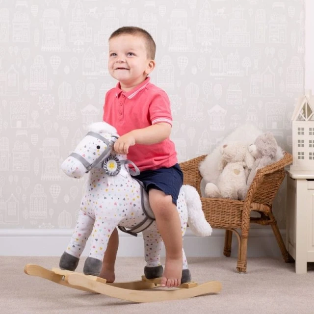 Textile horse for riding with pattern - Cradle