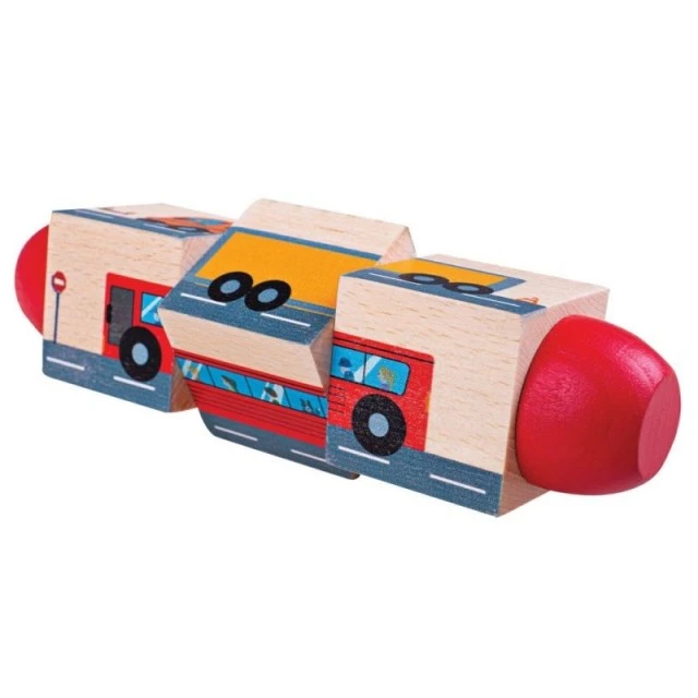 Wooden Rolling Cubes - Vehicles