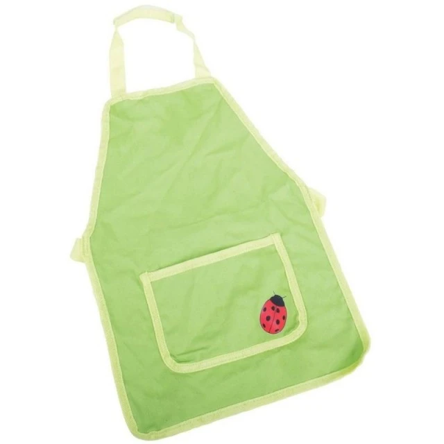 Garden apron - Green with ladybug