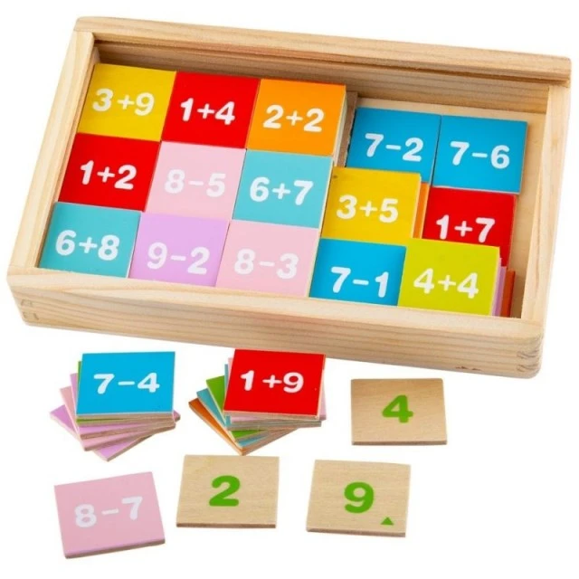Wooden game - Add and subtract