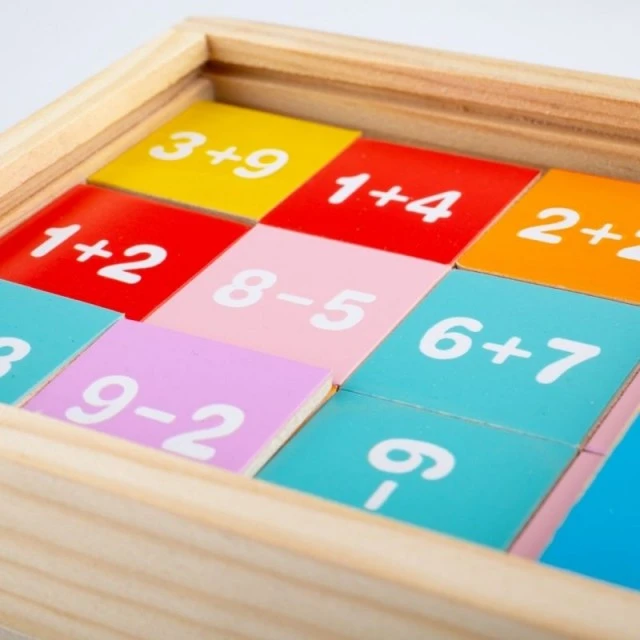 Wooden game - Add and subtract