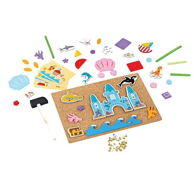 Cork board and mallet game - Deluxe - Underwater world