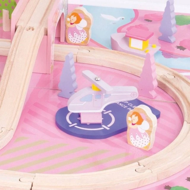 Magic train set and table