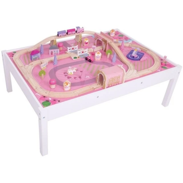 Magic train set and table