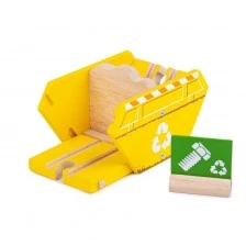 A wooden recycling device