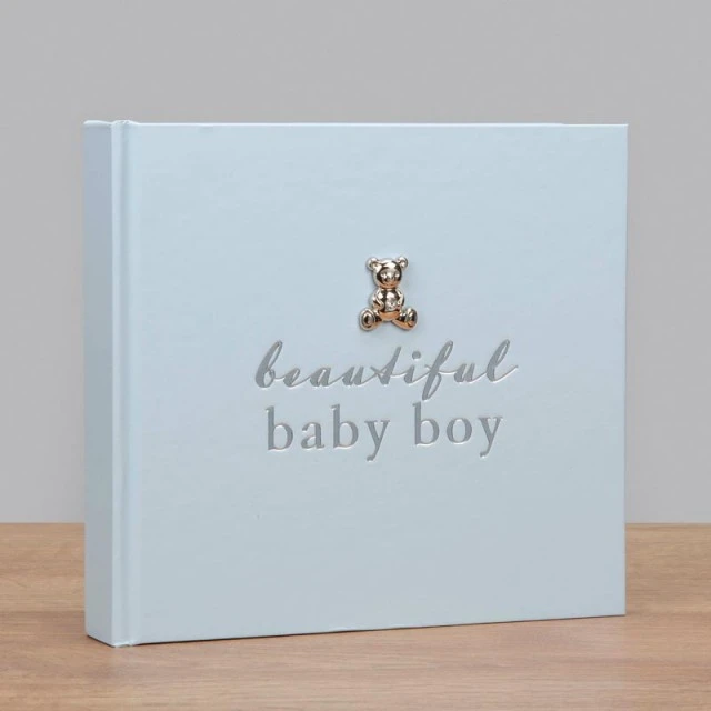 Bambino Photo album with silver decoration - Beautiful baby boy