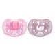 Ultra Soft pacifiers 6-18m pink with Swan and Princess decor