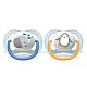 Залъгалки Ultra Air Animals 0-6м с декор Слон и Пингвин