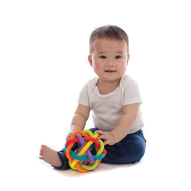 PLAYGRO Топка-плетеница, 6м+