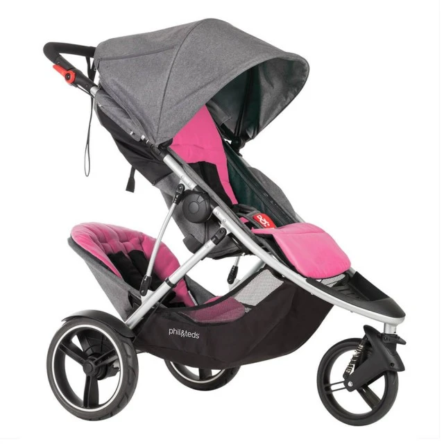 Phil & Teds Double Sided DASH V5 Seat Pad, Pink