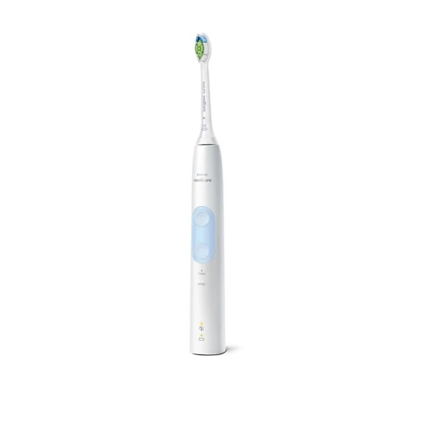 Четка за зъби ProtectiveClean серия 4500 бяла с кутия за пътуване