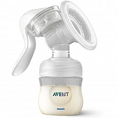 Breastfeeding set SCD430/50 with manual breast pump, MW sterilizer, pacifiers, bottles