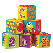 PLAYGRO Soft bath cubes (6 pcs./pack) 6m+