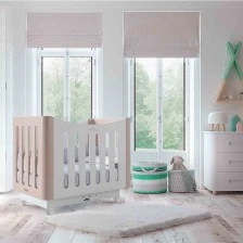 MICUNA Интелигентно Детско легло-кошара BABYSITTER 60/120 см - white/scandinavian