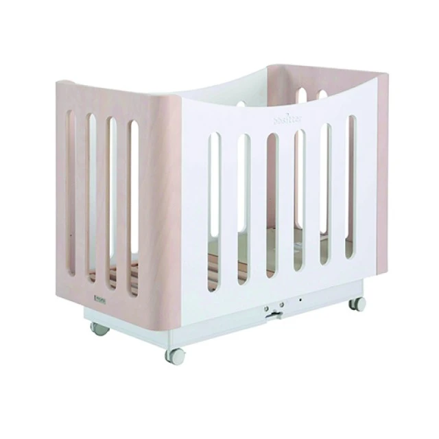 MICUNA Интелигентно Детско легло-кошара BABYSITTER 60/120 см - white/scandinavian