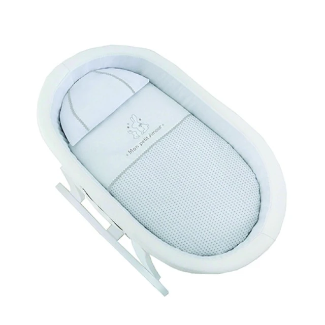 MICUNA Mini cradle for newborn Nacelle MO 1782 - grey/white