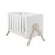 MICUNA Transforming children’s bed BIG SWING COT, 70/140 cm - white/scandinavian