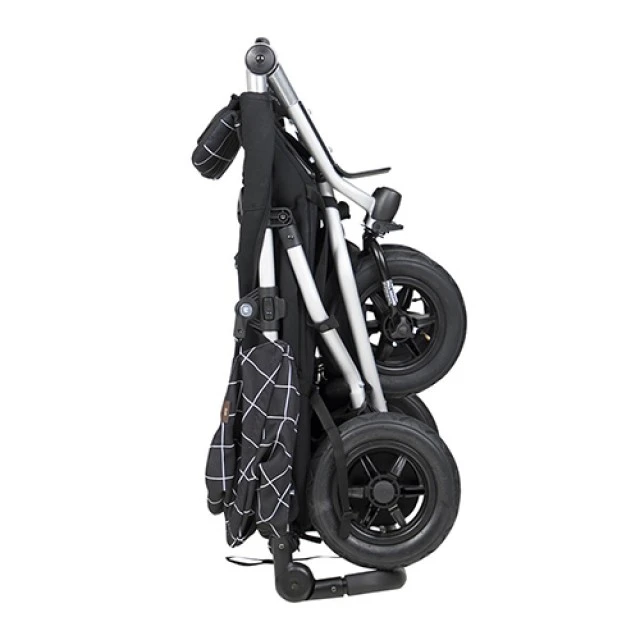 Twin stroller Duet V3 Grid (black and white check)
