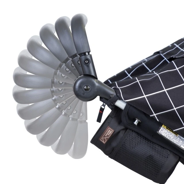 Twin stroller Duet V3 Grid (black and white check)