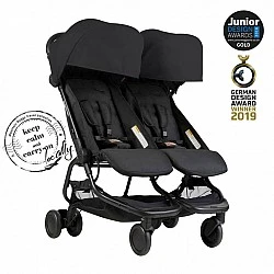 Mountain Buggy Количка за близнаци Nano DUO Black