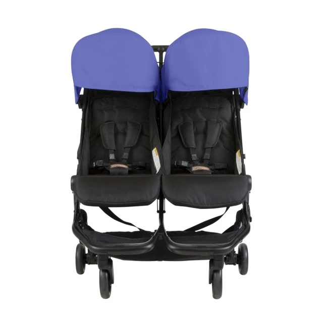 Mountain Buggy Количка за две деца Nano DUO Nautical (черно и синьо)