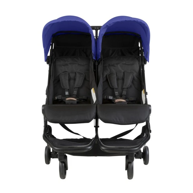 Mountain Buggy Количка за две деца Nano DUO Nautical (черно и синьо)