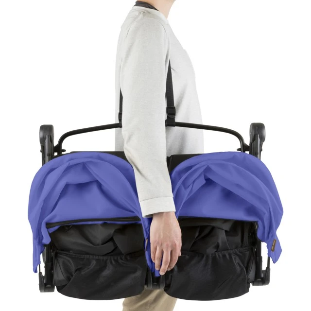 Mountain Buggy Количка за две деца Nano DUO Nautical (черно и синьо)