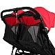 Mountain Buggy Количка за две деца Nano DUO Ruby (черно и червено)