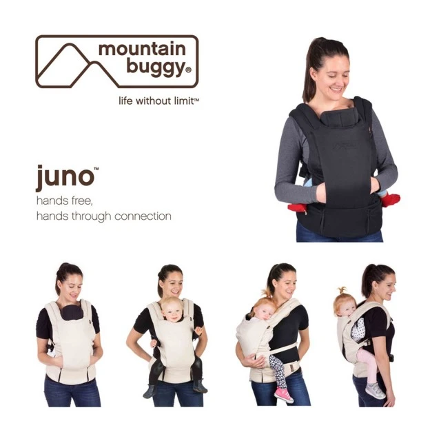 Kangaroo - Ergo backpack Juno Carrier, black