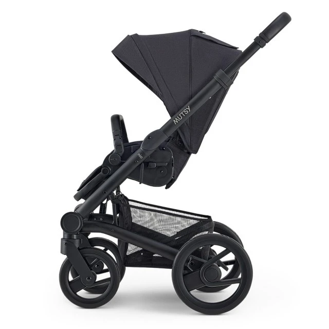 Mutsy NIO North Black PACKAGE Chassis with seat + Bassinet for newborn