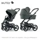 Mutsy NIO Pine Green ПАКЕТ Шаси със седалка + Кош за новородено