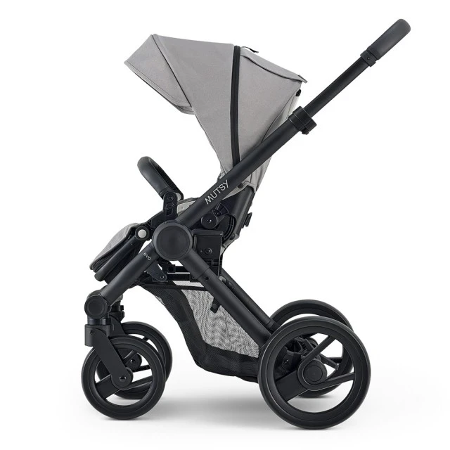 Mutsy EVO Pebble Grey ПАКЕТ Шаси със седалка + Кош за новородено