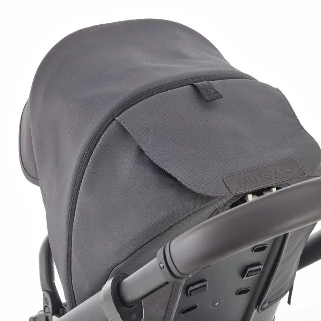 Mutsy EVO Stone Gray PACKAGE Chassis with seat + Bassinet for newborn