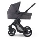Mutsy EVO Stone Gray PACKAGE Chassis with seat + Bassinet for newborn