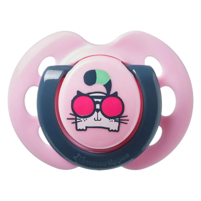 Tommee Tippee Ортодонтични залъгалки FUN STYLE, 6-18м, 2 бр./оп., Кучета
