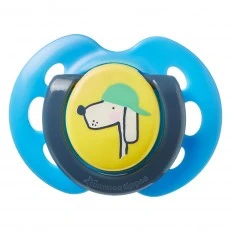 Tommee Tippee orthodontic soothers FUN STYLE, 0-6m, 2 pcs, Dog/Chick