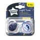 Tommee Tippee Ортодонтични залъгалки NIGHT TIME 0-6м, 2 бр./оп., Морско конче