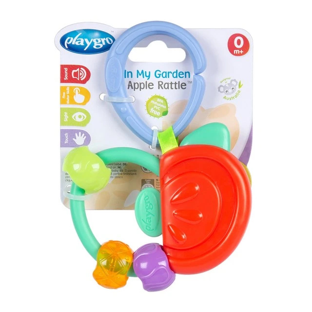 PLAYGRO Rattle apple, 0m+
