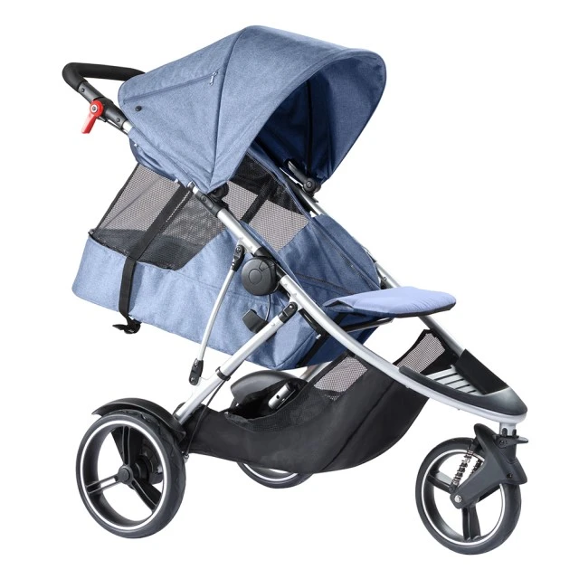 Phil & Teds Dash V5 Stroller for one or more children, blue