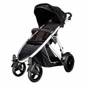 Phil & Teds Stroller Verve Black for single or tandem children, with black liner