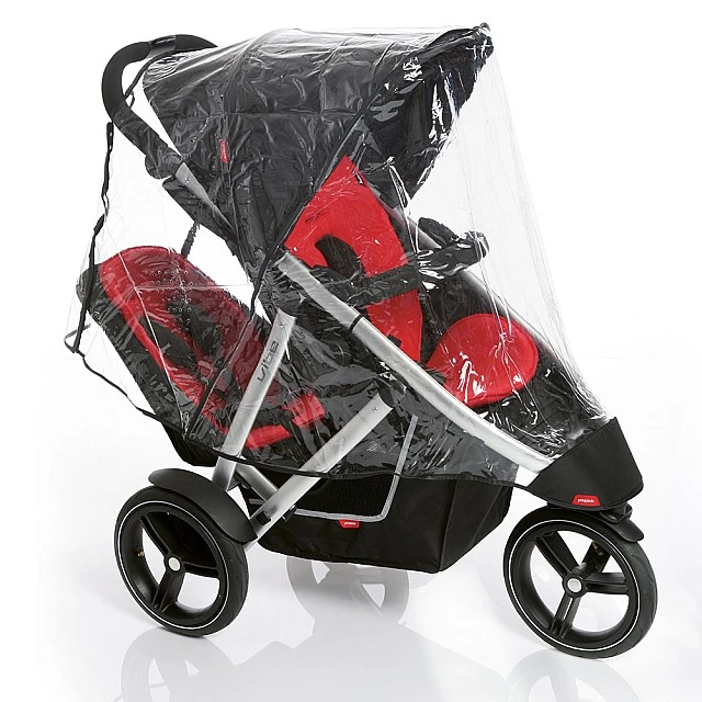 Phil & Teds Rain cover Vibe Mesh - double