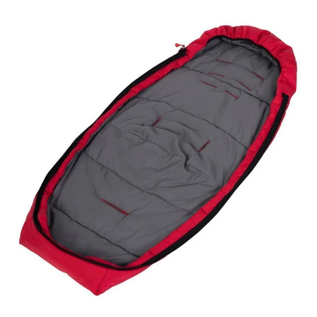 Sleeping bag Snuggle & Snooze red and black