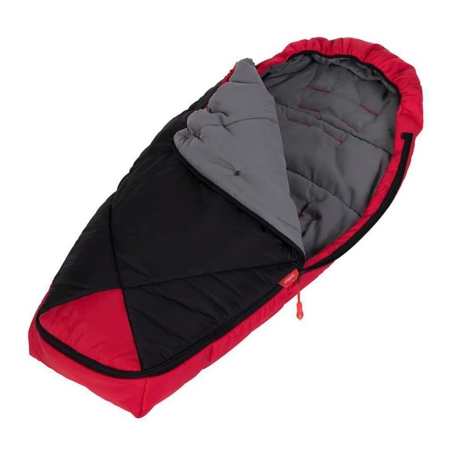 Sleeping bag Snuggle & Snooze red and black